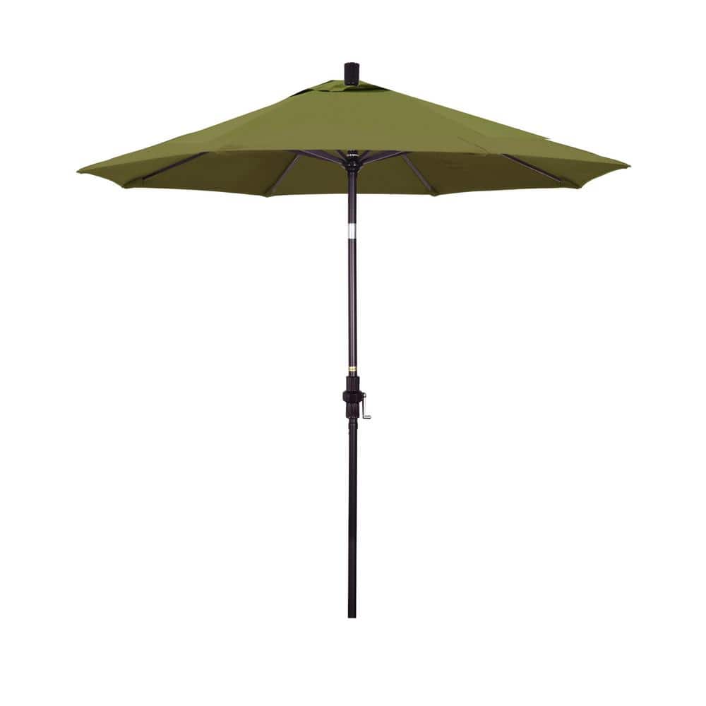 7.5 ft. Bronze Aluminum Market Patio Umbrella Collar Tilt Crank Lift in Palm Pacifica price history on PriceWatchPro