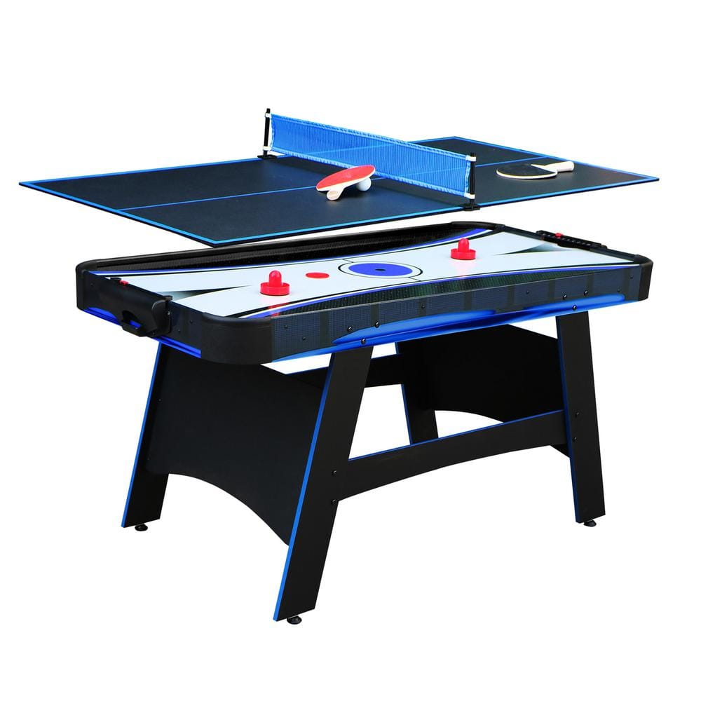 Hathaway 5 ft. Bandit Air Hockey Table with Table Tennis Top BG50290