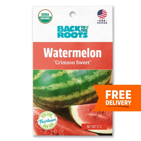Back to the Roots Organic Crimson Sweet Watermelon Seed (1-Pack)
