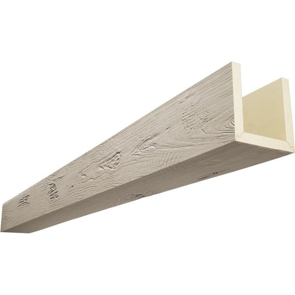 Endurathane 12 in. H x 12 in. W x 24 ft. L Knotty Pine Sand Dune Faux Wood Beam