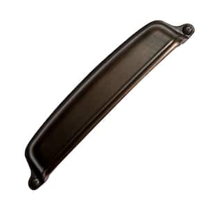SHKM004 5 in. (127 mm) Oil Rubbed Bronze Metal Drawer Cup Pull (10-Pack)