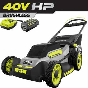 40V HP Brushless 20 in. Cordless Battery Walk Behind Push Mower with 6.0 Ah Battery and Charger
