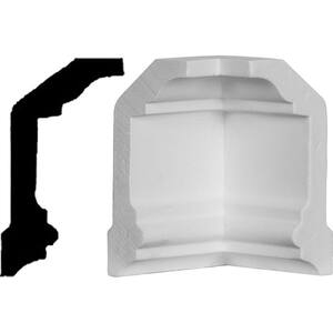 Ekena Millwork Outside Corner Moulding MOC02X02TN - 2 3/4" X 2 3/4", Primed Urethane, Matches MLD02X02X04TN