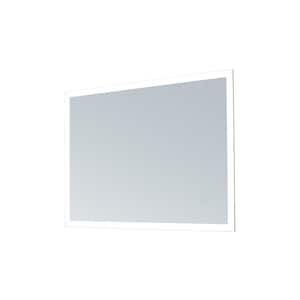 24 in. W x 32 in. H Framed Rectangle LED Mirror with Warm and Cool Color Temperature, Smart Touch Control in Aluminum