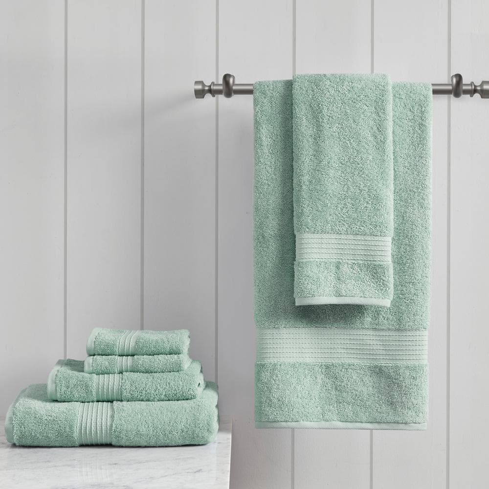 Seafoam Organic Cotton 6-Piece Towel Set