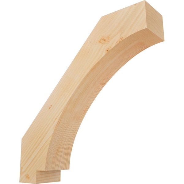 Ekena Millwork 5 1/2"W x 24"D x 24"H Imperial Smooth Knee Brace, Douglas Fir