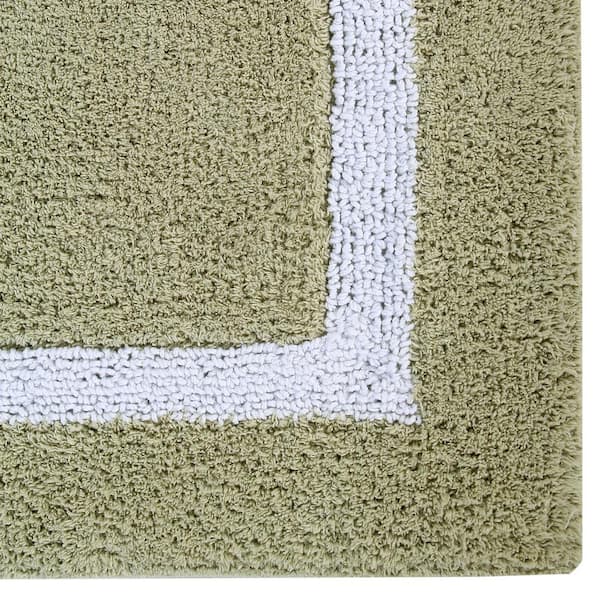 Better Trends Trier 2pc Set Bath Rug 20-in x 30-in Grey Cotton