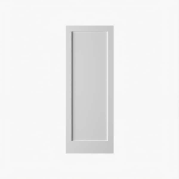 RESO 24 in. x 84 in. Single Panel Solid Core Composite Primed Smooth Texture Interior Door Slab