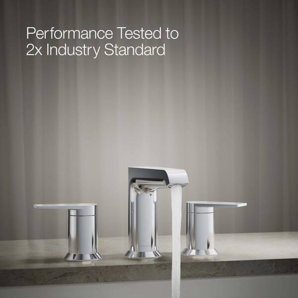 KOHLER Hint 2-Handle Tub Faucet in Polished Chrome (Valve Not Included)