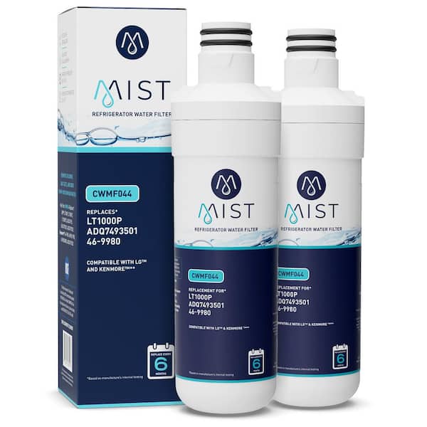 LT1000P Replacement Refrigerator Water Filter for LT1000P, MDJ64844601, 46-9980 (2-Pack)