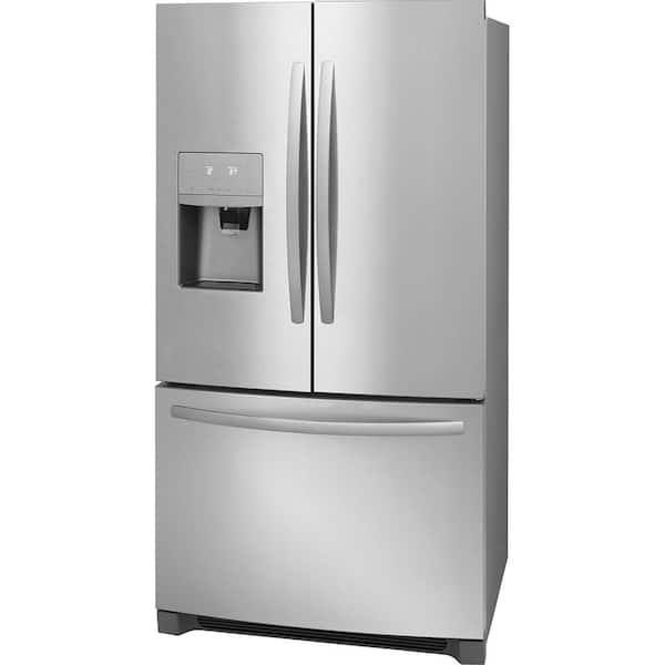 Frigidaire 26 8 Cu Ft French Door Refrigerator In Stainless Steel Ffhb2750ts The Home Depot