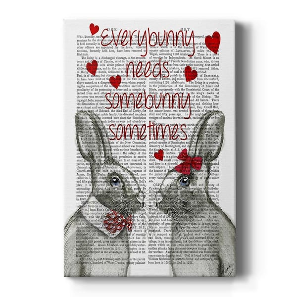Wexford Home Everybunny By Wexford Homes Unframed Giclee Home Art Print 18 in. x 12 in.