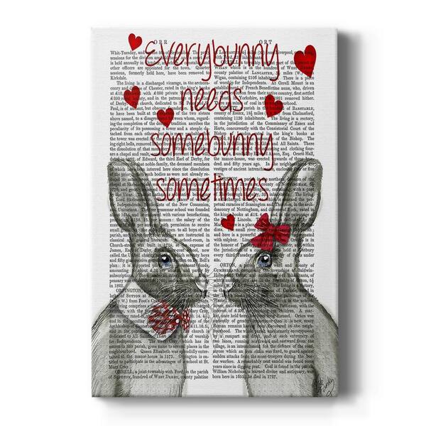 Wexford Home Everybunny By Wexford Homes Unframed Giclee Home Art Print 48 in. x 32 in.