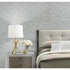 Shimmering Cork Grey Peel and Stick Wallpaper Roll