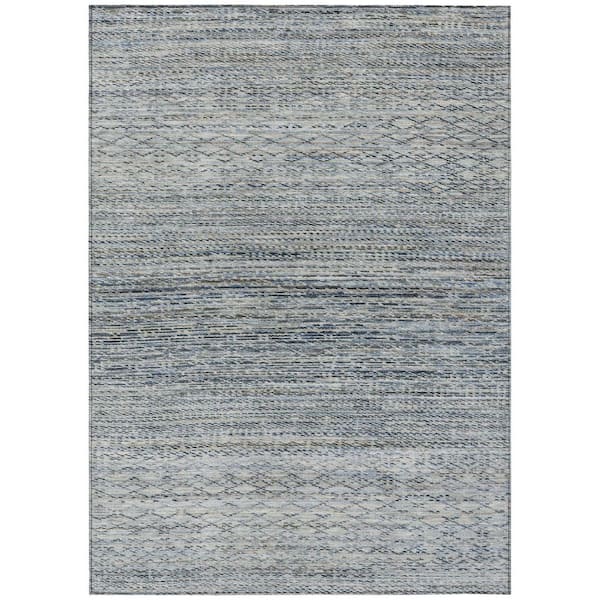 Chantille Machine Washable Indoor/Outdoor Abstract ACN2150 Linen 3 ft. x 5 ft. Area Rug