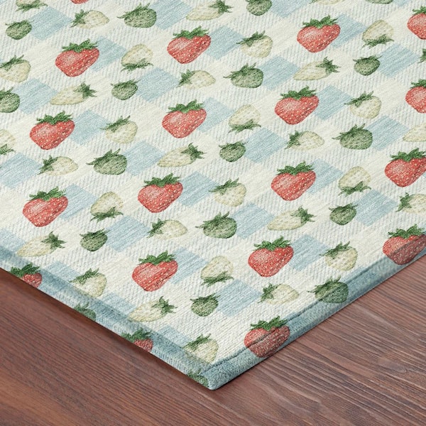 Chantille Machine Washable Indoor/Outdoor Abstract ACN2865 Sky 10 ft. x 14 ft. Area Rug