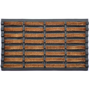 Wire Brush Wrought Iron 30 in. x 18 in. Boot Scraper Mat