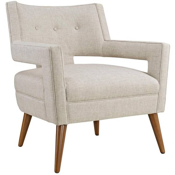 upholstered fabric armchair