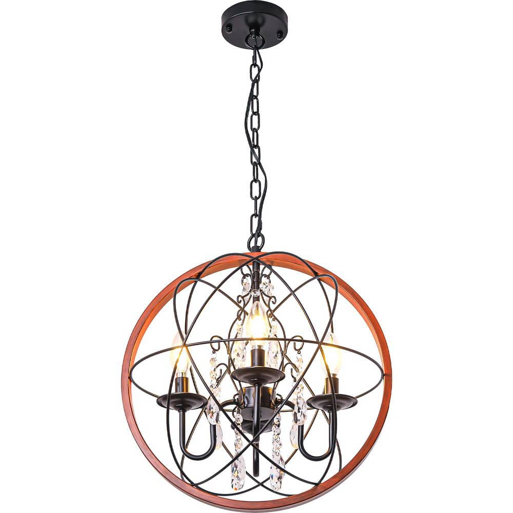 4 light Black Modern Chandelier Circle Pendant Light for Kitchen Island price history on PriceWatchPro
