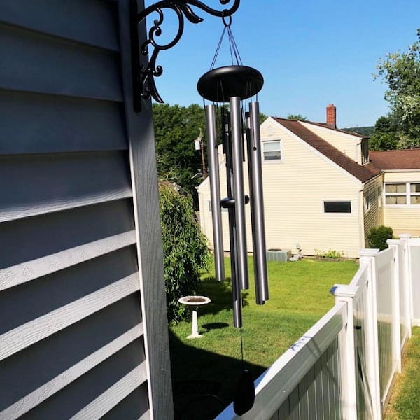 32 in. H Aluminum Wind Chimes for Outside G000EUCNP6 - The Home Depot