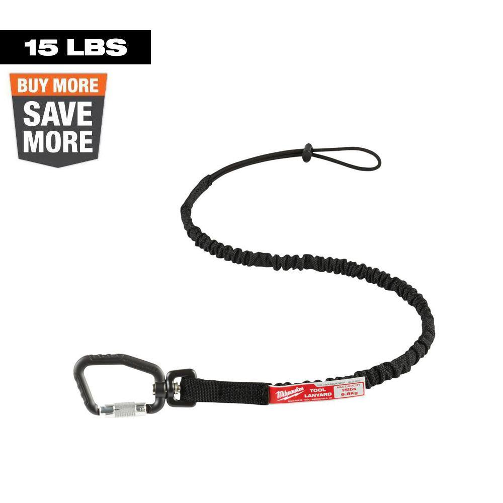 Milwaukee 15 Lbs. Locking Tool Lanyard 48-22-8815 - The Home Depot