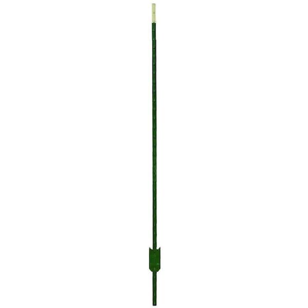Everbilt 1-3/4 in. x 3-1/2 in. x 8 ft. Steel Fence T-Post