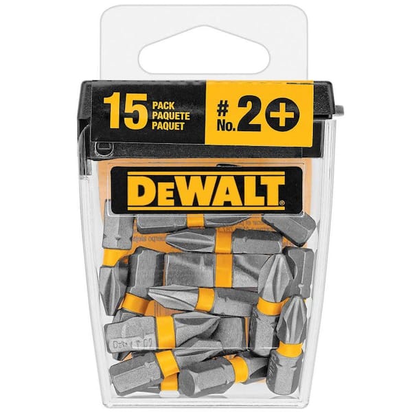 DR. DEVASDR.Platina.AXⅡ DEWALT 1 in. #2 Phillips Screwdriving Bit Tip (15-Piece) DWA1PH2