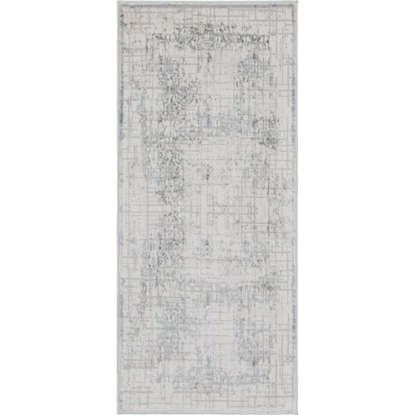Unique Loom Aberdeen Stanhope Gray 2 ft. 7 in. x 6 ft. Runner Rug