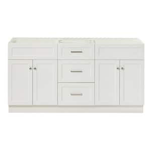 Hamlet 66 in. W x 21.5 in. D x 34.5 in. H Double Bath Vanity Cabinet without Top in White