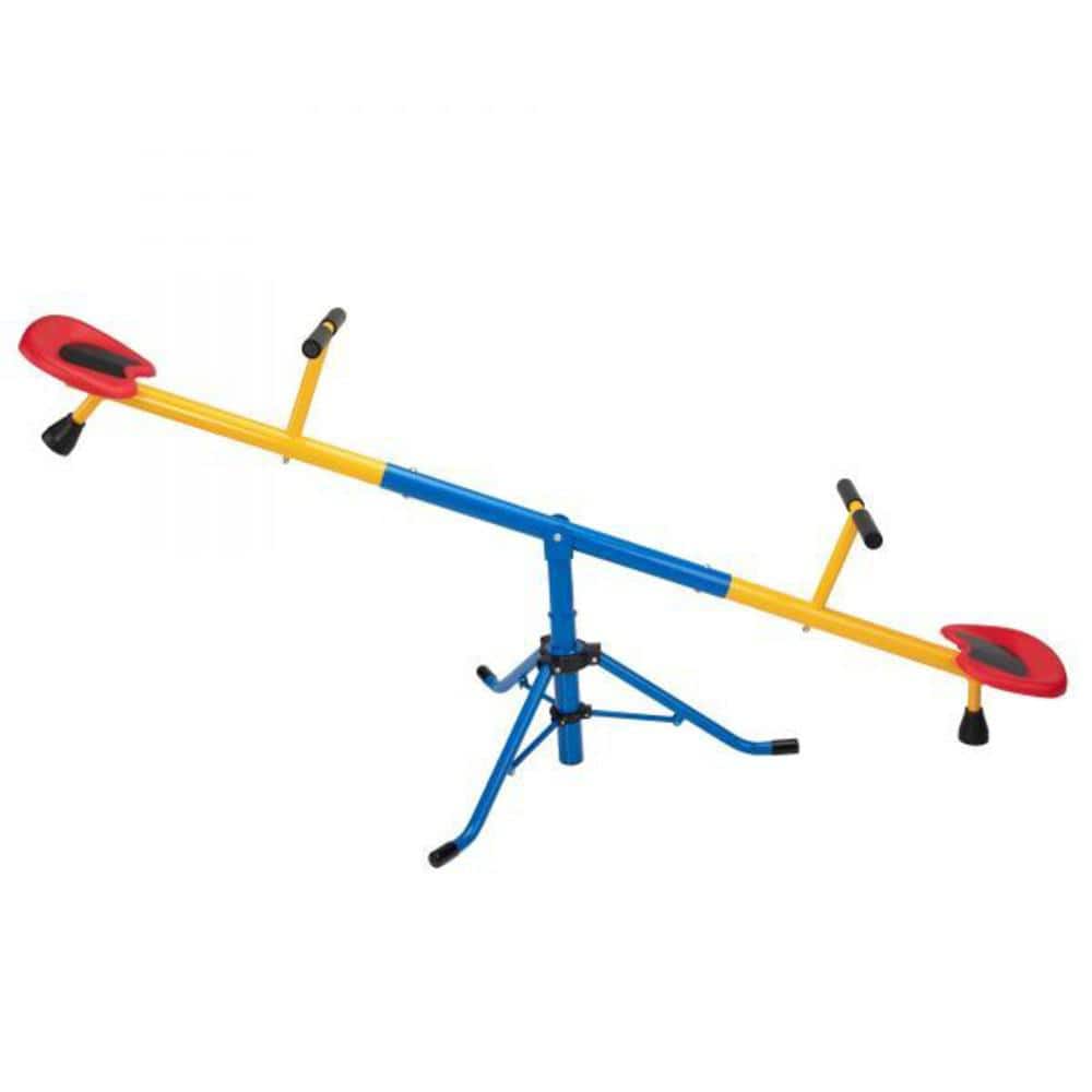 Children Boys Toddlers Outdoor Fun for Kids Kcelarec Kids Seesaw Swivel Teeter-Totter Home Playground Equipment 360 Degrees Rotating Safe 