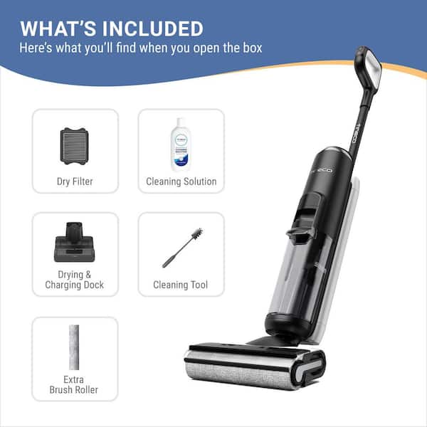 Tineco Floor Washer FlashDry Cordless Mop & Vacuum Cleaner, 6 Series, Black Tineco Floor Washer FlashDry Cordless Mop & Vacuum Cleaner, 6 Series, Black