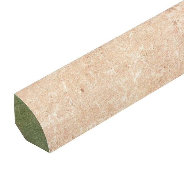 Innovations Tavas Travertine 3/4 in. Thick x 0.75 in. Wide x 94 in. Length Laminate Quarter Round Molding