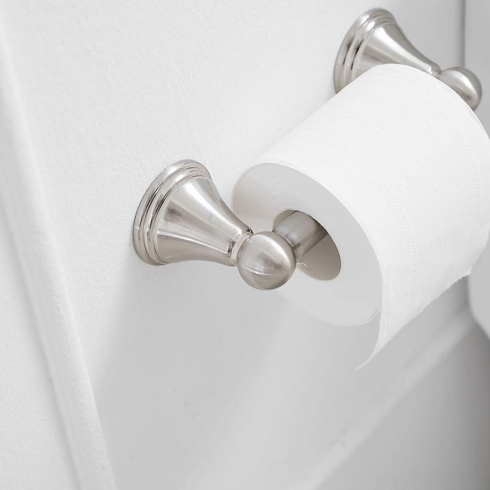Nickel Wall Mounted Traditional Toilet Paper Holder