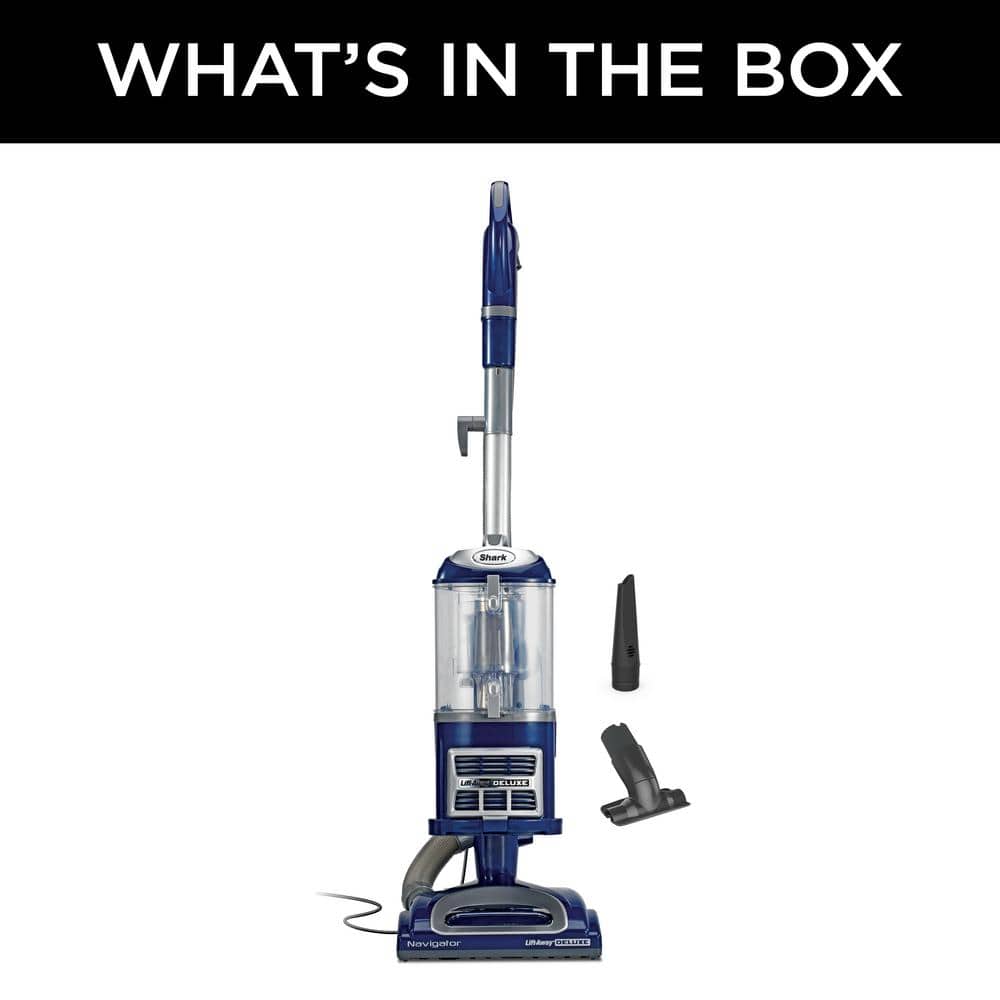 Blue Bagless Upright Vacuum with HEPA Filter for Pets