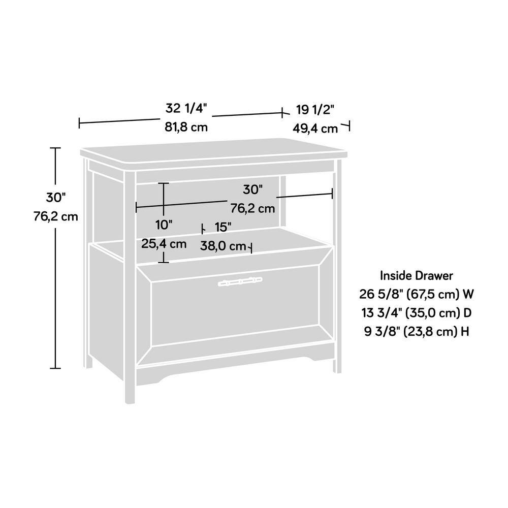 Sindoori Mango 2-Drawer Lockable Lateral File Cabinet