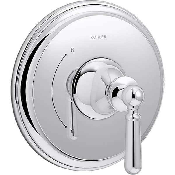 Traditional 1-Handle Shower Trim Kit in Polished Chrome (Valve Not Included)