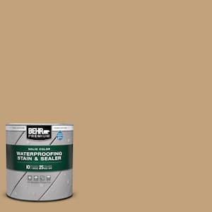 1 qt. #SC-145 Desert Sand Solid Color Waterproofing Exterior Wood Stain and Sealer