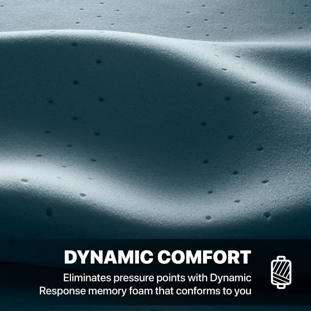 Contemporary King-Size Adjustable Innerspring Mattress with Gel Memory Foam