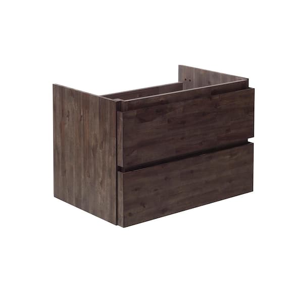 Fresca Formosa 29 in. Wall Mount Floating Single Bath Vanity Cabinet without Top in Acacia