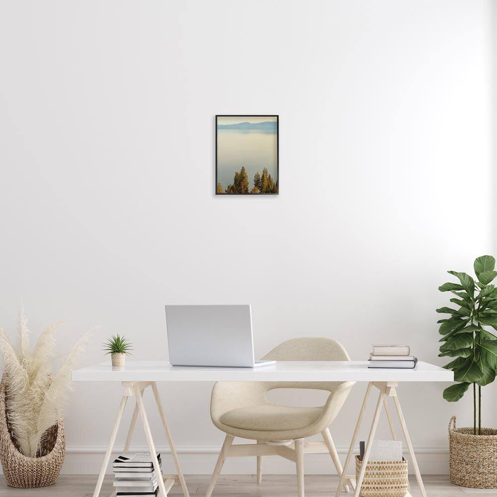 Pure Bliss Lake View by Gemma Bardot Black Framed Nature Giclee Art Print 14 in. x 11 in. price history on PriceWatchPro