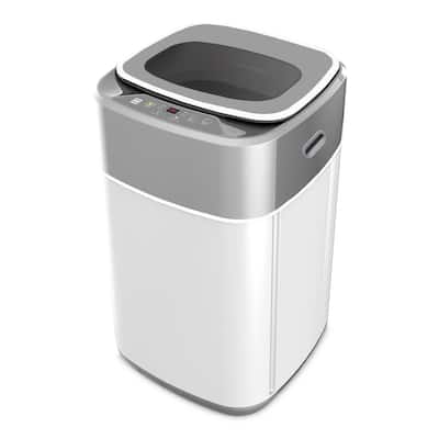 1.0 cu. ft. Compact Top Loading Washing Machine in Grey with Stainless Steel Drum