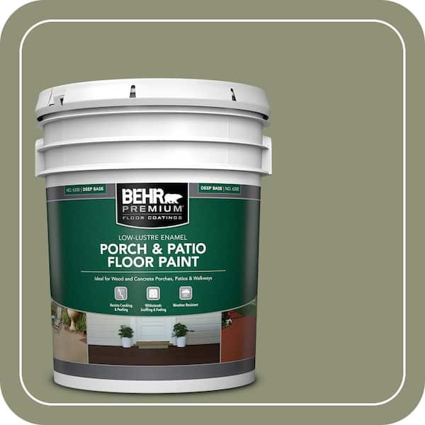 5 gal. #PFC-39 Moss Covered Low-Lustre Enamel Interior/Exterior Porch and Patio Floor Paint