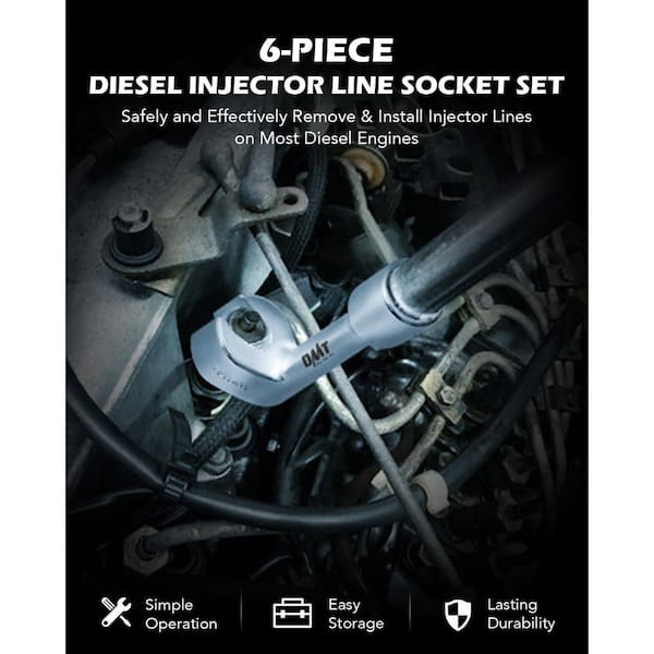 Orion Otor Tech 1/2" Dr Diesel Injector Line Socket Wrench - Want It All