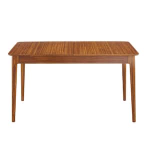 Mija 68.50 in. Rectangle Amber Bamboo Extensible Dining Table (Seats 4)