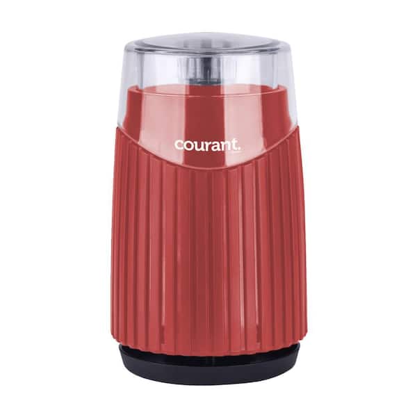 Courant 1 oz. Red Bladed Mill Electric Coffee Grinder for Coffee