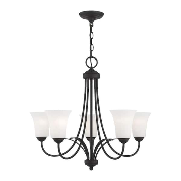 Ridgedale 5 Light Black Chandelier