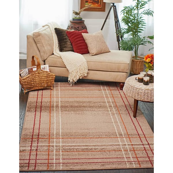 Autumn Heritage Light Brown 2' 6 x 10' 0 Runner Rug