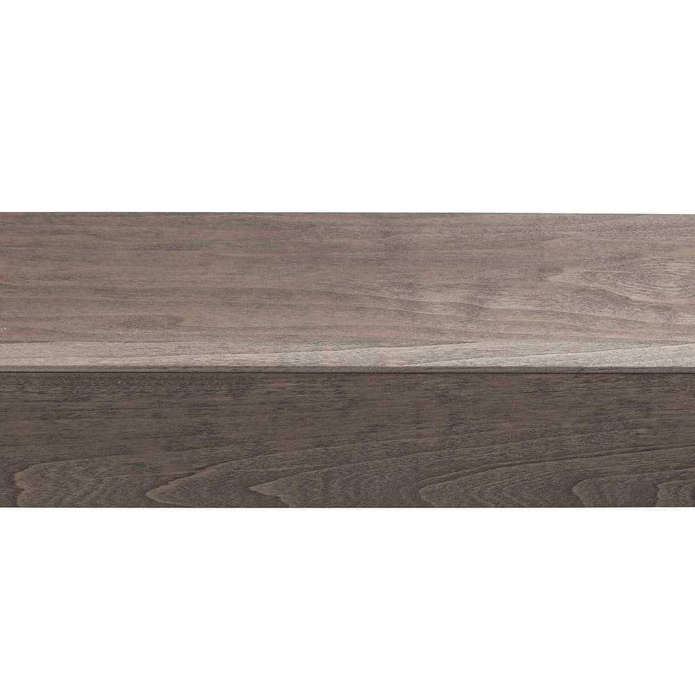 8-ft Gray Stainable Wood Faux Ceiling Beam