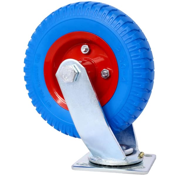 WRIGHTMASTER 5/8 in. Bore Centered Axle 2-pieces 10 in. Caster