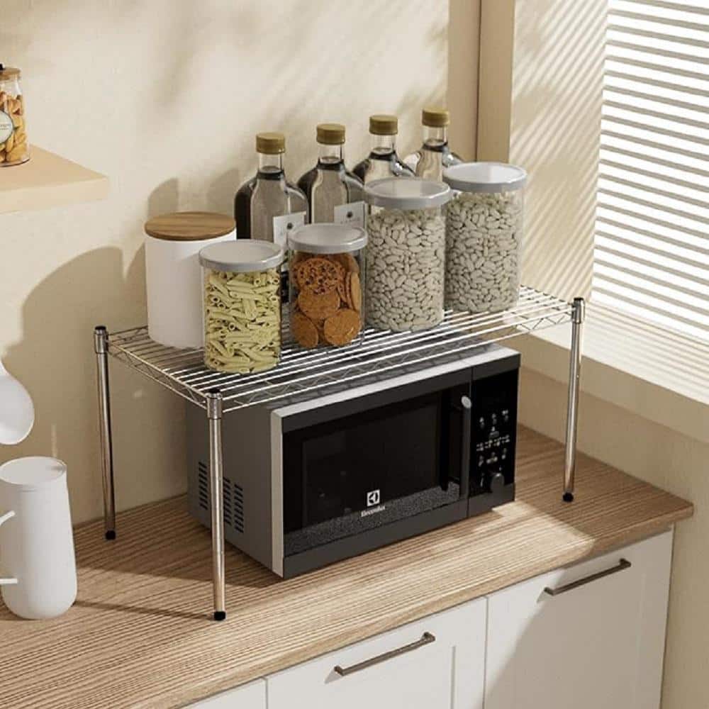Otryad 1-Tier Shelving Unit, Steel Organizer Wire Rack for Kitchen in ...
